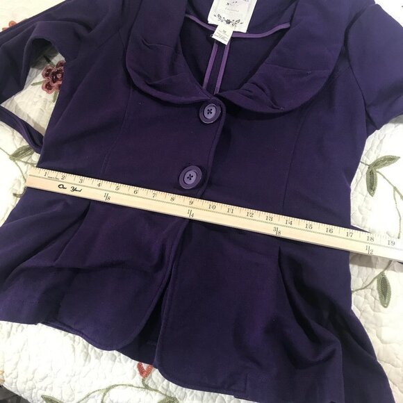 Nick & Mo Anthropologie Jacket Belted Cotton M​​​ - Picture 10 of 16